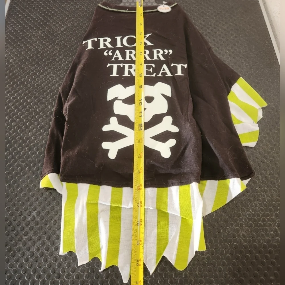 3/$20 Pirate Dog Costume - Black and White